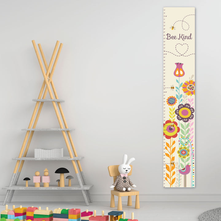 Bee Kind Retro  Growth Chart