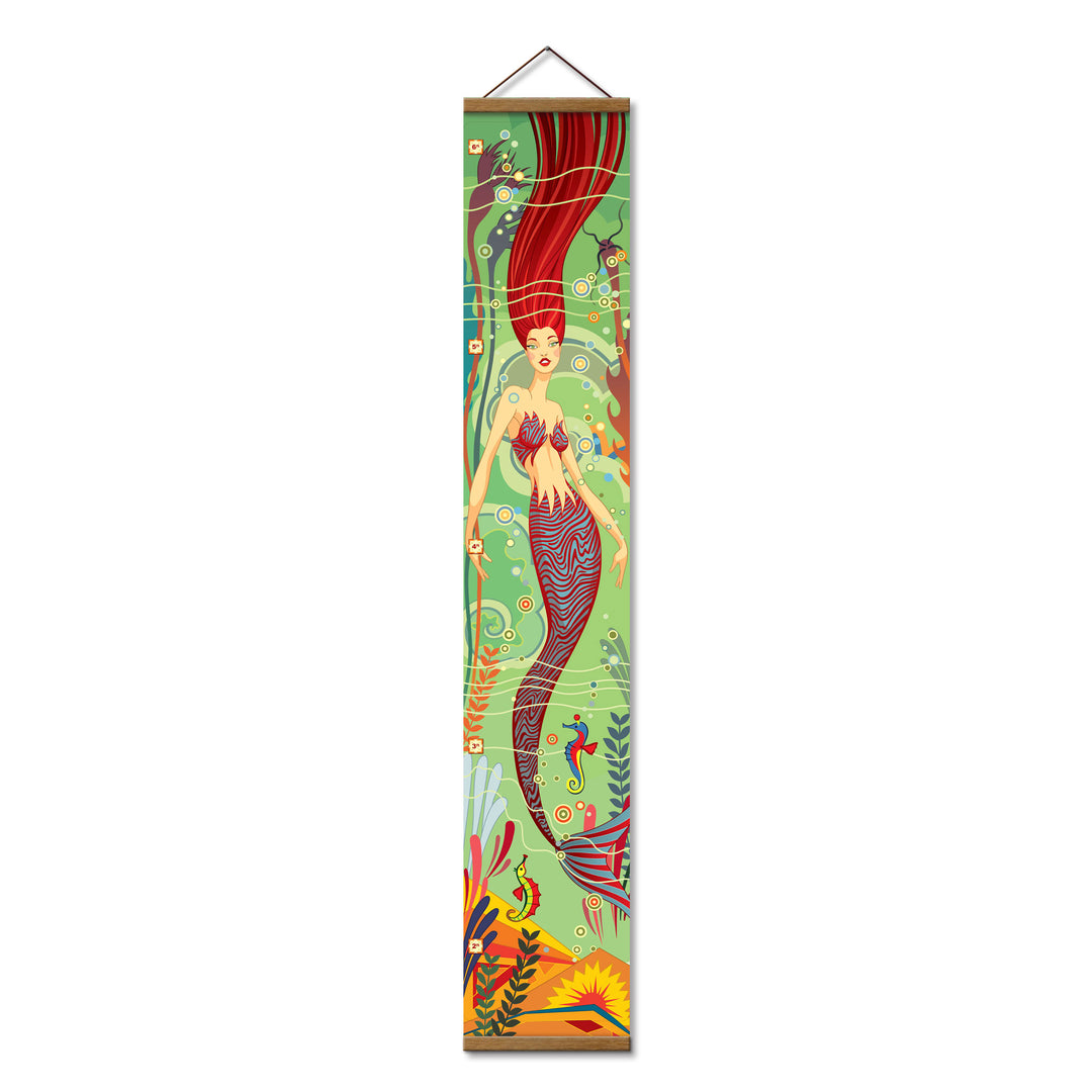 Art Deco Mermaid Growth Chart