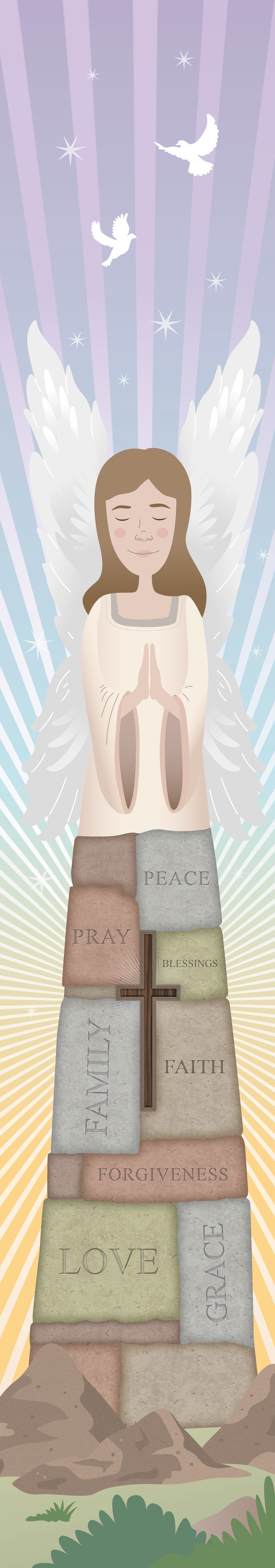 Mother Mary Peel & Stick Growth Chart