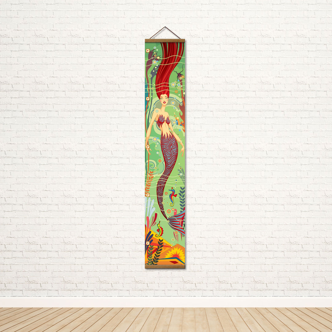 Art Deco Mermaid Growth Chart