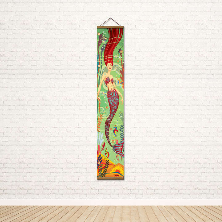 Art Deco Mermaid Growth Chart