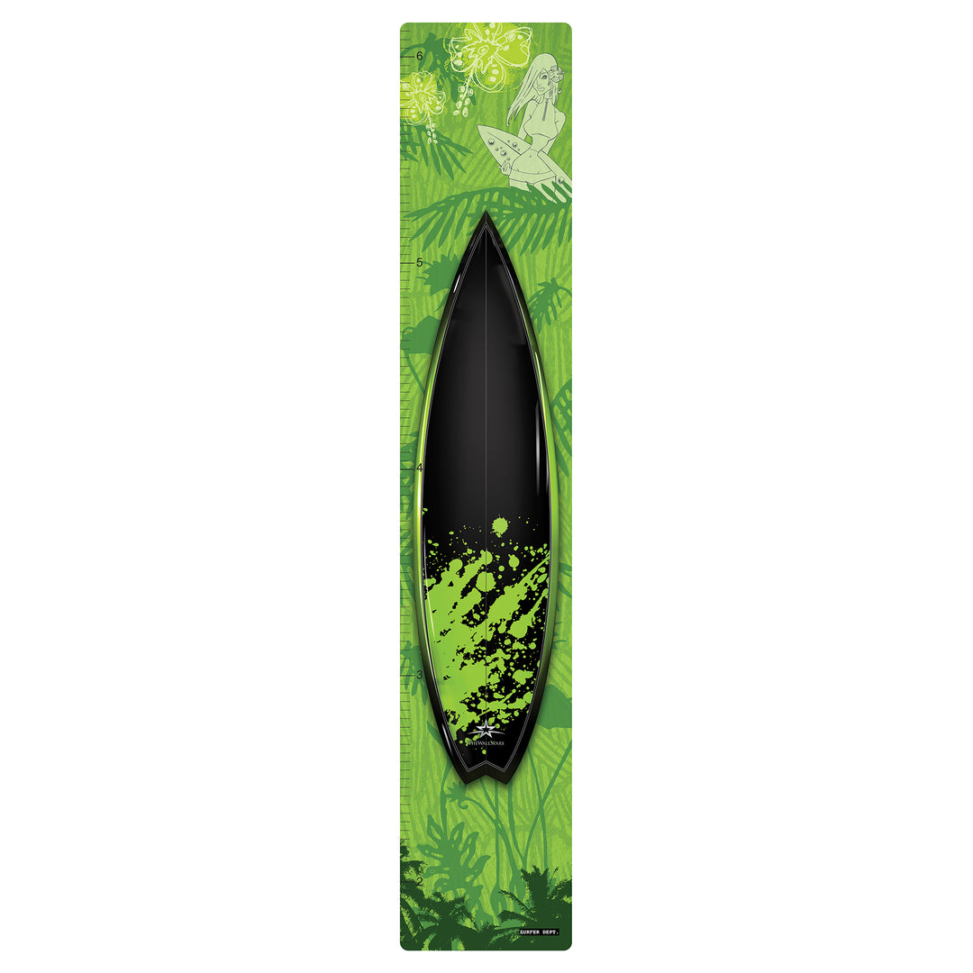 Green Shred Peel & Stick Growth Chart