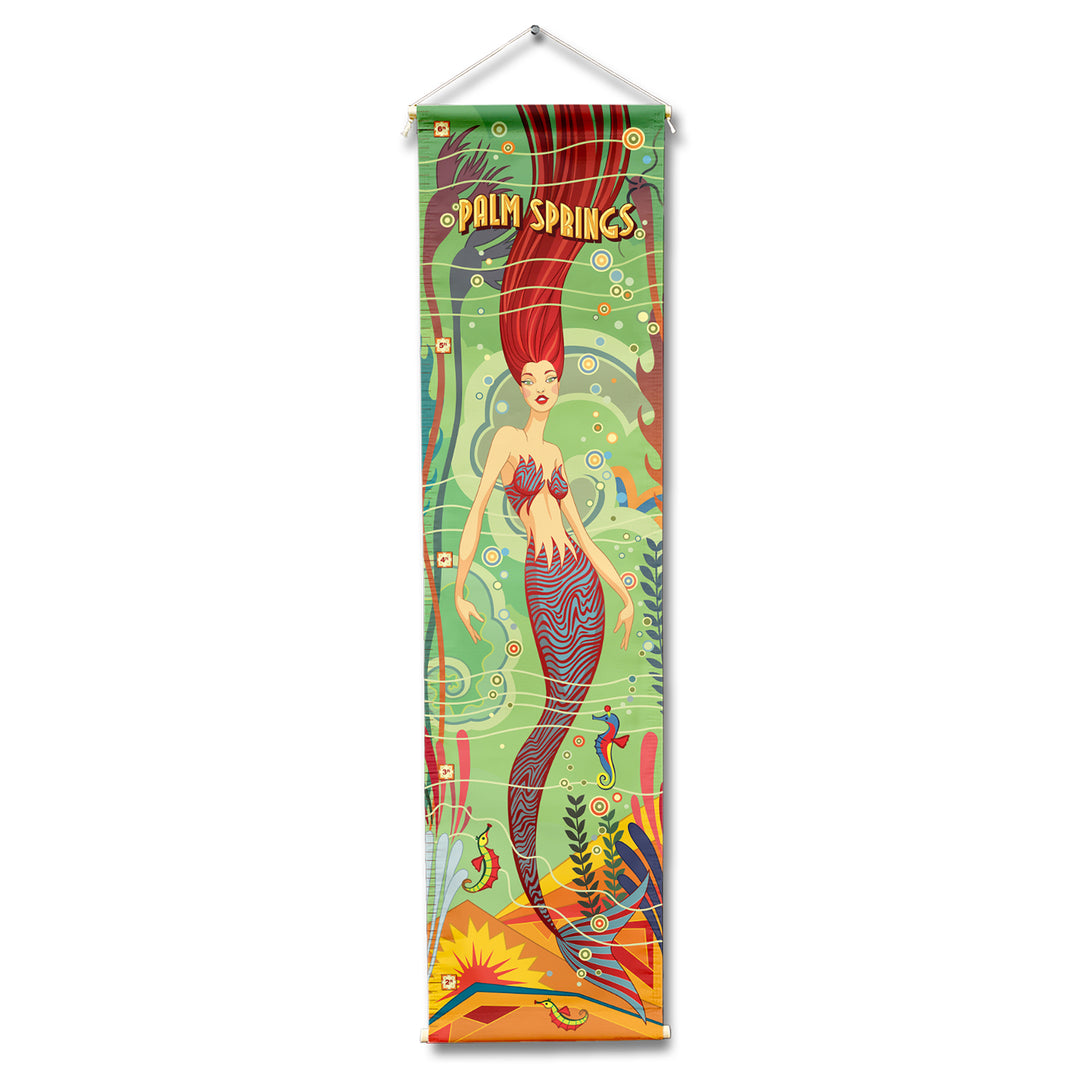 Art Deco Palm Springs Mermaid Growth Chart