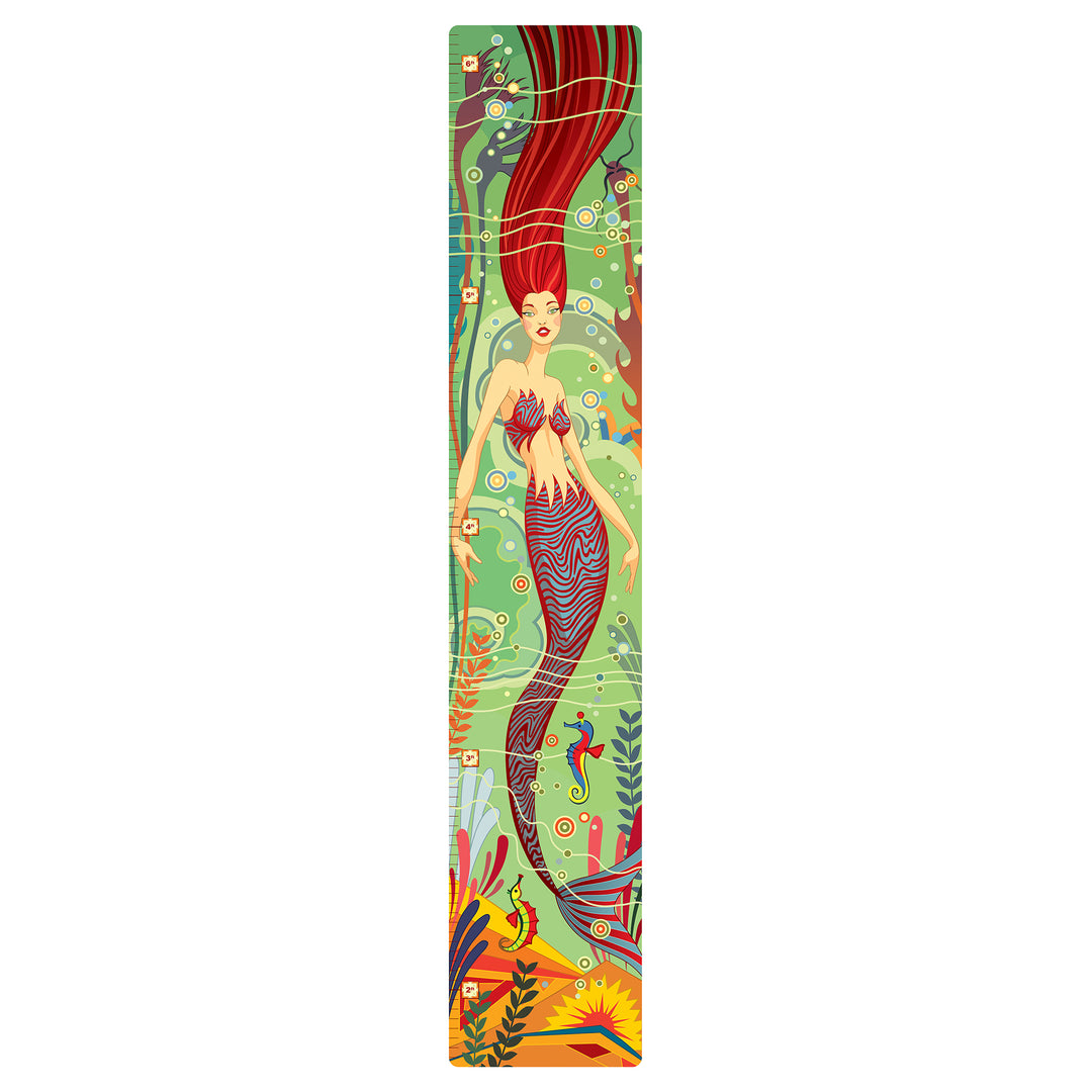 Art Deco Mermaid Peel & Stick Growth Chart