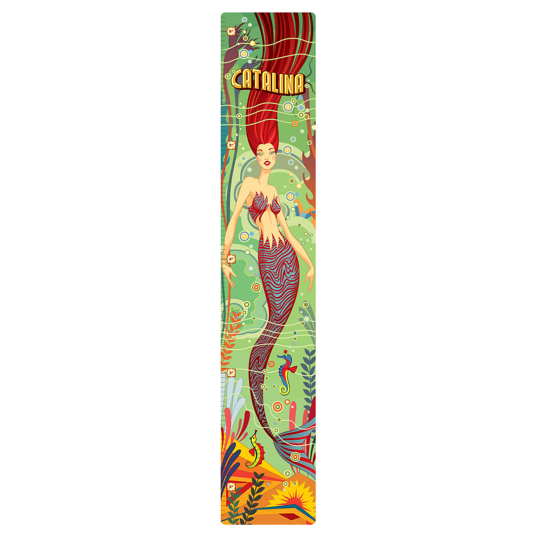 Catalina Art Deco Mermaid Peel & Stick Growth Chart
